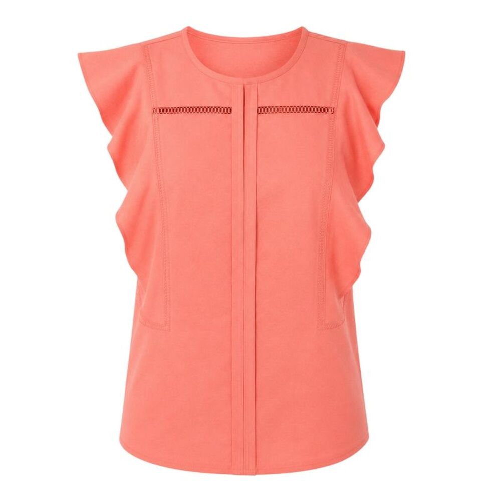 Boss Womens/Ladies Bileina Flutter Blouse / Coral